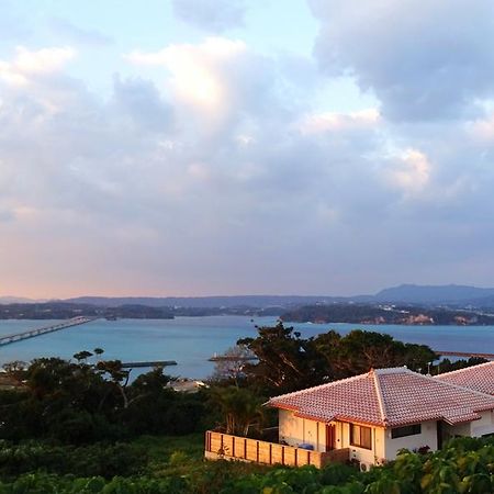 Ocean Hills Kouri Hotel Nakijin Bagian luar foto